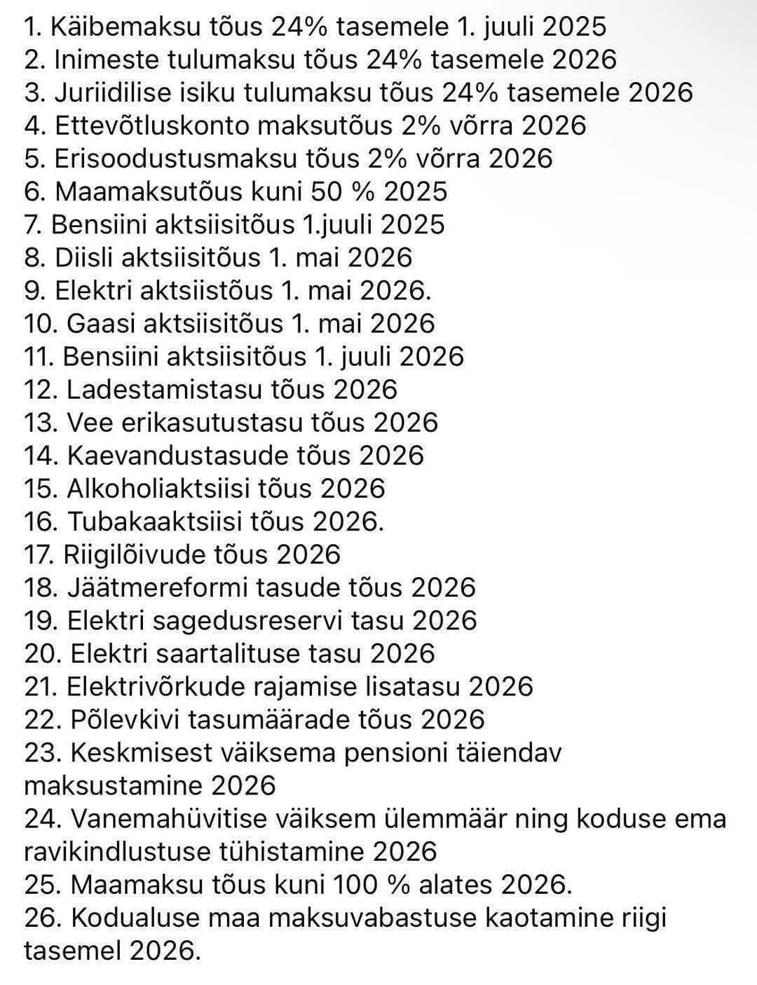 “Kui palju on liiga palju? Eesti maksukoormus 2025–2026”